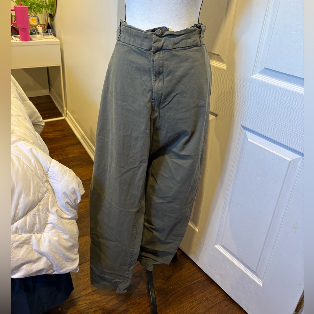 Reitmans Olive Green Tall Chino Pants Size 20 Stretch Workwear